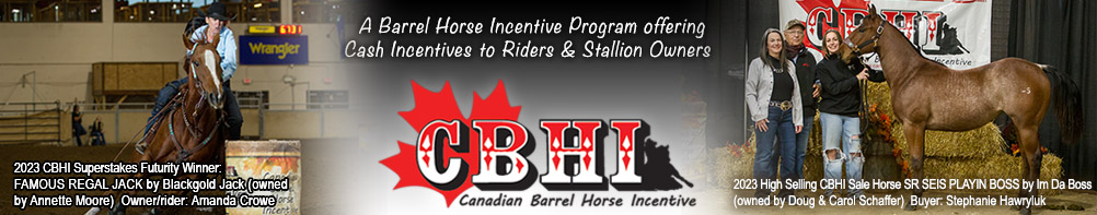 Canadian Barrel Horse Incentive