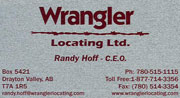Wrangler Locating Ltd., Randy Hoff