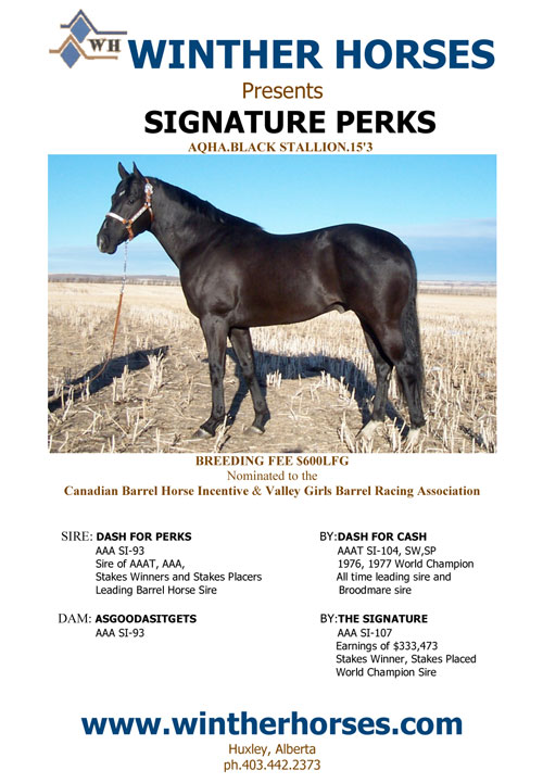 Signature Perks